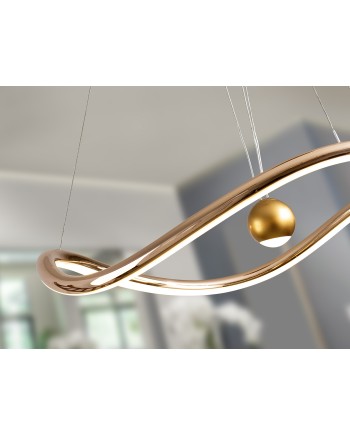 ROMINA- LAMPARA DORADO BRILLO